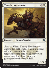 Timely Hordemate (Khans of Tarkir) Medium Play