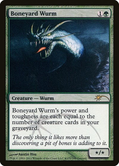 Boneyard Wurm (Promos: WPN and Gateway) Light Play Foil