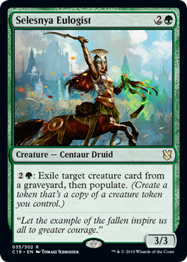 Selesnya Eulogist (Commander 2019) Light Play