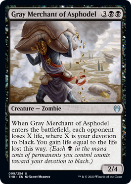 Gray Merchant of Asphodel (Theros Beyond Death) Near Mint