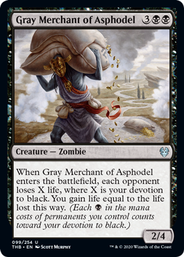 Gray Merchant of Asphodel (Theros Beyond Death) Near Mint Foil