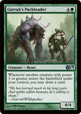 Garruk's Packleader (Magic 2013 Core Set) Medium Play