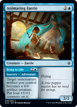 Animating Faerie (Throne of Eldraine) Medium Play