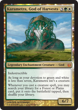 Karametra, God of Harvests (Born of the Gods) Light Play Foil