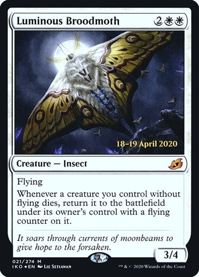 Luminous Broodmoth (Promos: Prerelease Cards) Near Mint Foil