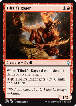 Tibalt's Rager (War of the Spark) Near Mint