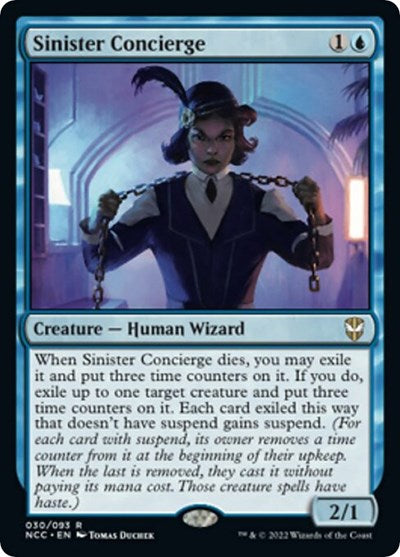 Sinister Concierge (Commander: Streets of New Capenna) Near Mint