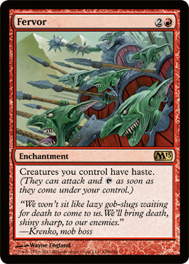 Fervor (Magic 2013 Core Set) Medium Play