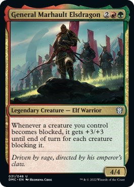 General Marhault Elsdragon (Commander: Dominaria United) Light Play