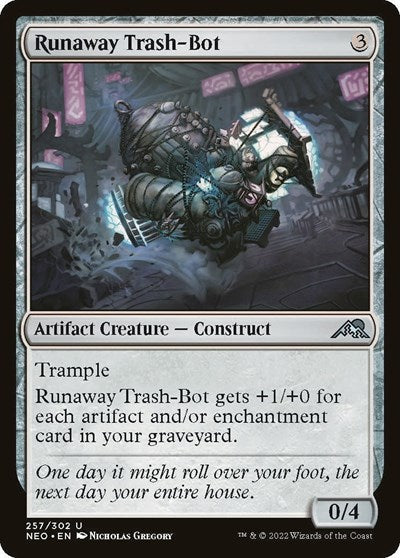 Runaway Trash-Bot (Kamigawa: Neon Dynasty) Near Mint