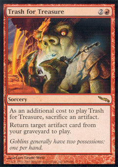 Trash for Treasure (Mirrodin) Medium Play Foil