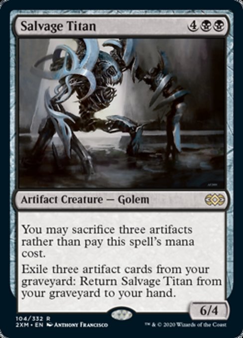 Salvage Titan (Double Masters) Light Play