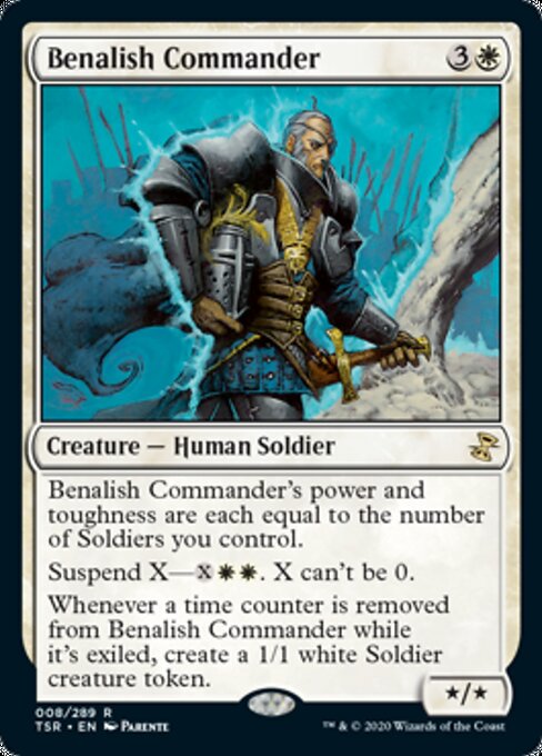 Benalish Commander (Time Spiral Remastered) Light Play Foil