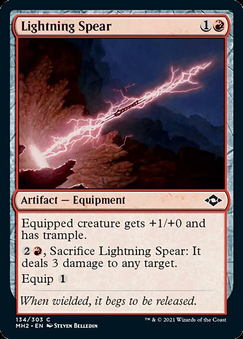 Lightning Spear (Modern Horizons 2) Light Play Foil