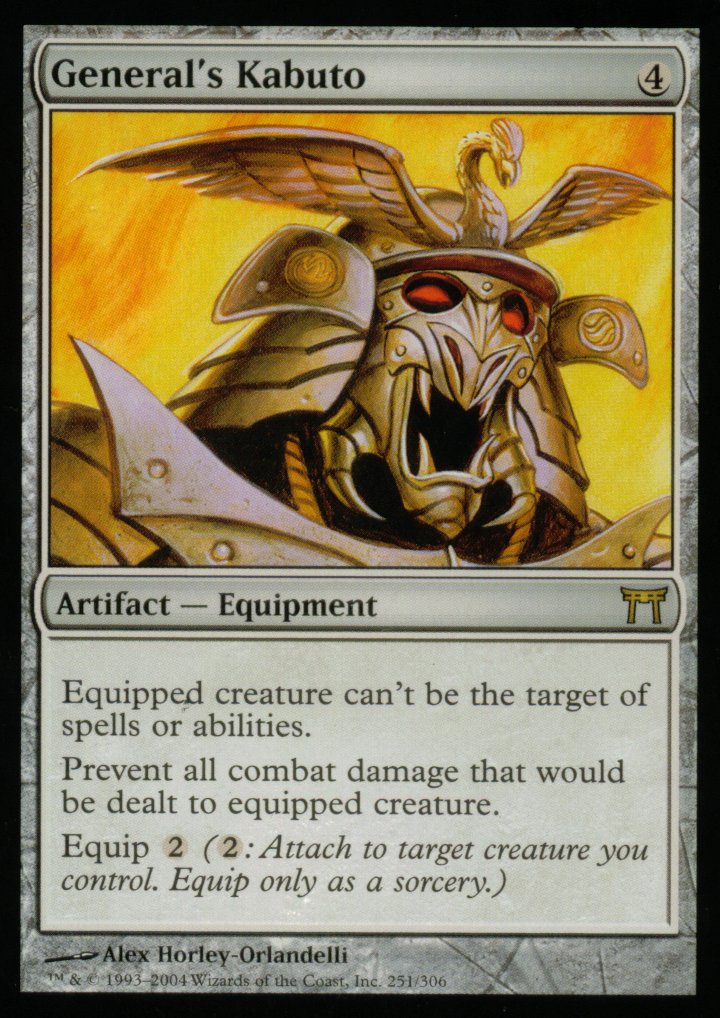 General's Kabuto (Champions of Kamigawa) Medium Play