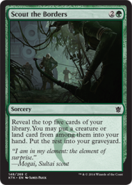 Scout the Borders (Khans of Tarkir) Near Mint