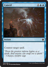 Cancel (Khans of Tarkir) Medium Play