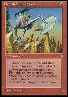 Orcish Lumberjack (Ice Age) Near Mint