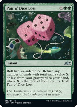 Pair o' Dice Lost (Unfinity) Near Mint