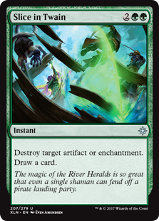 Slice in Twain (Ixalan) Medium Play