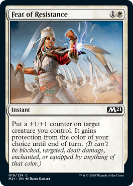 Feat of Resistance (Magic 2021 Core Set) Near Mint
