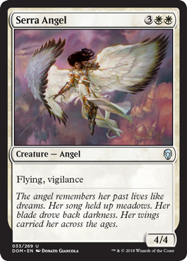 Serra Angel (Dominaria) Near Mint