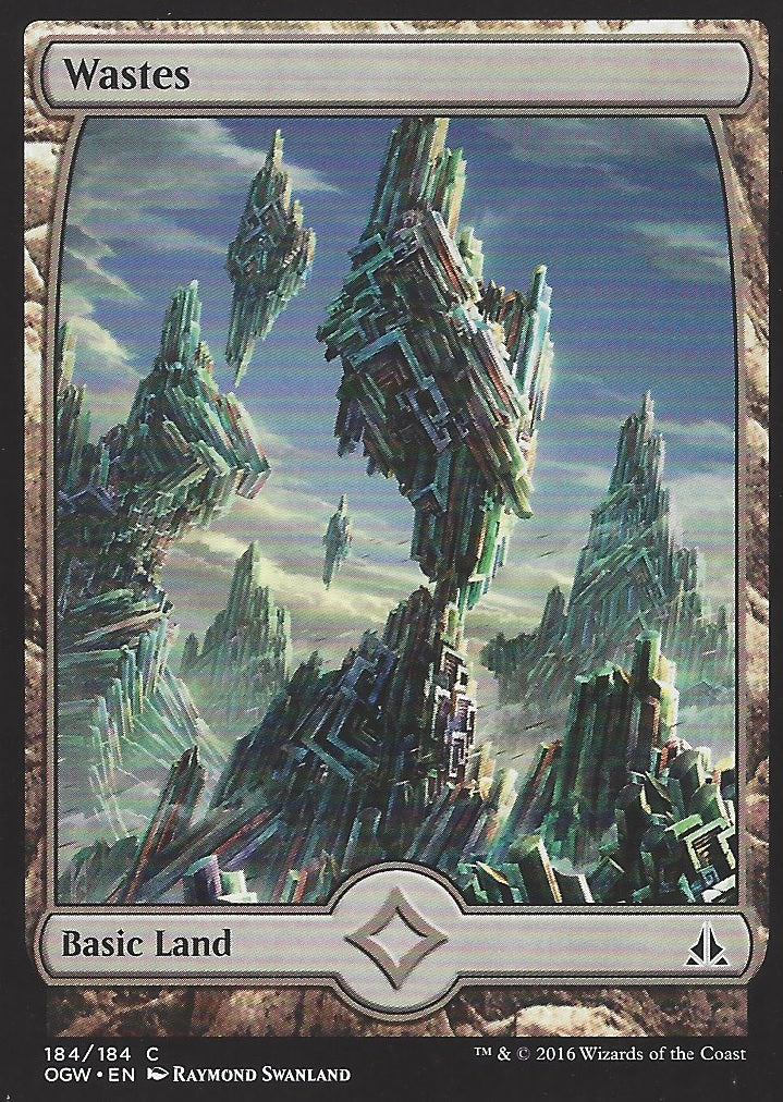 Wastes (Full Art 184) (Oath of the Gatewatch) Near Mint