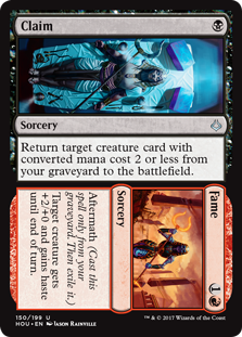 Claim to Fame (Hour of Devastation) Medium Play Foil