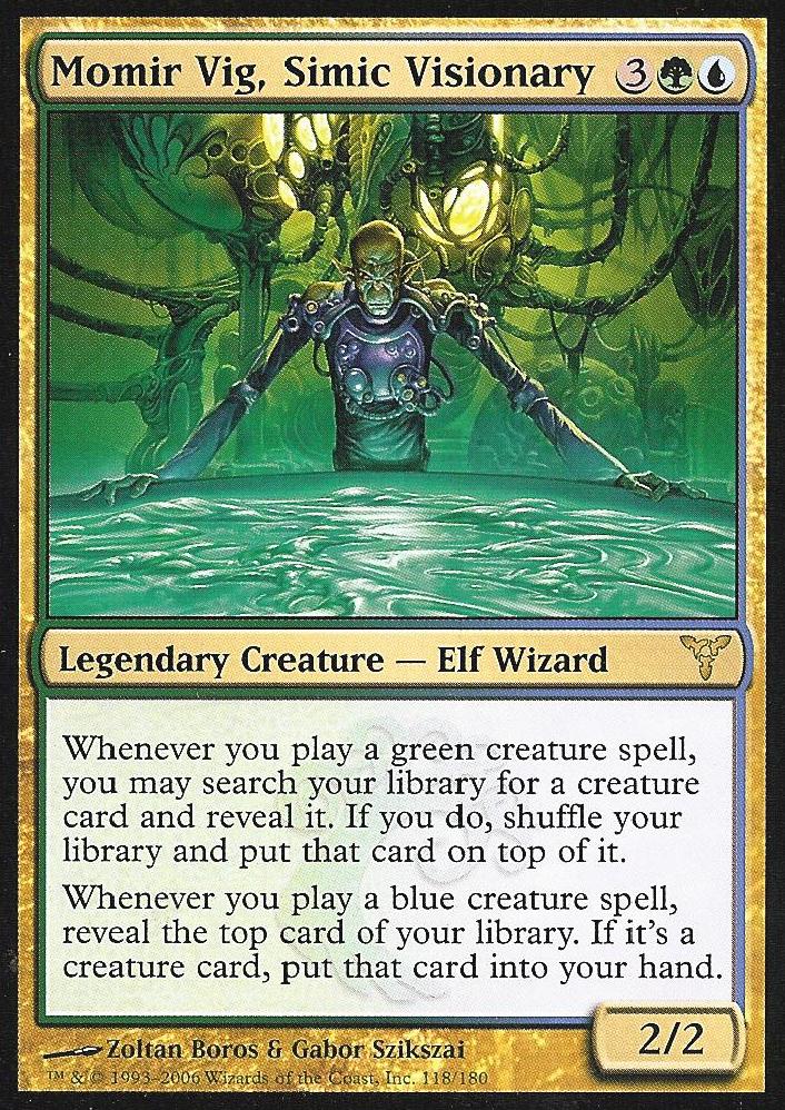 Momir Vig, Simic Visionary (Dissension) Medium Play