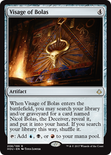 Visage of Bolas (Hour of Devastation) Light Play