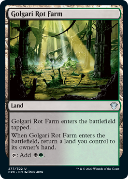 Golgari Rot Farm (Commander 2020 Ikoria) Near Mint