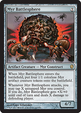 Myr Battlesphere (Commander 2013 Edition) Medium Play