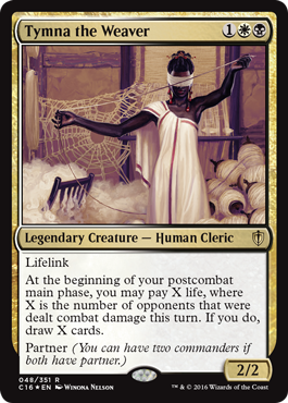 Tymna the Weaver (Commander 2016 Edition) Light Play Foil