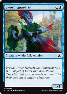 Sworn Guardian (Rivals of Ixalan) Near Mint
