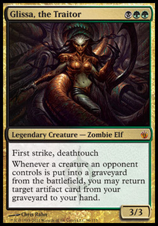 Glissa, the Traitor (Mirrodin Besieged) Medium Play