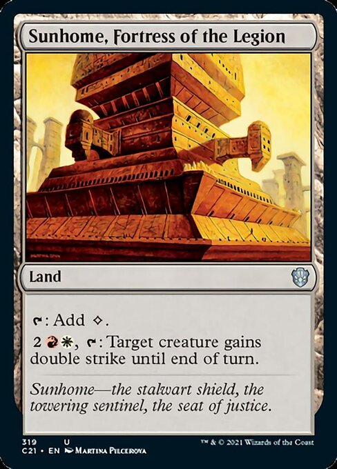Sunhome, Fortress of the Legion (Commander 2021 Strixhaven) Near Mint