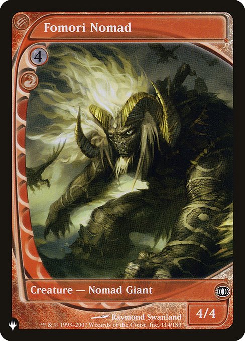 Fomori Nomad (The List) Near Mint