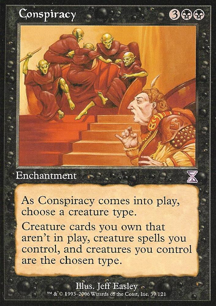Conspiracy (Time Spiral Time Shifted) Medium Play Foil