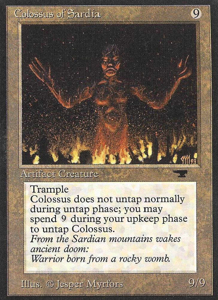 Colossus of Sardia (Antiquities) Heavy Play