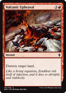 Volcanic Upheaval (Battle for Zendikar) Near Mint