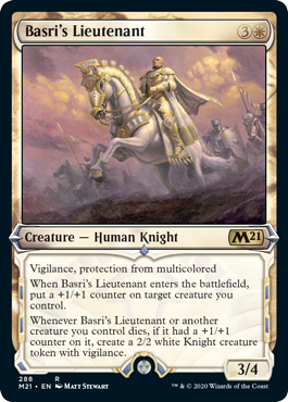Basri's Lieutenant (Showcase) (Magic 2021 Core Set) Near Mint