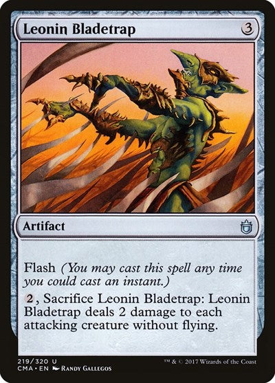 Leonin Bladetrap (Commander Anthology) Near Mint