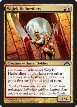 Wojek Halberdiers (Gatecrash) Near Mint