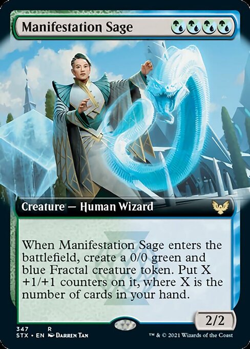 Manifestation Sage (Extended Art) (Strixhaven) Near Mint