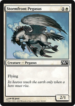 Stormfront Pegasus (Magic 2012 Core Set) Medium Play