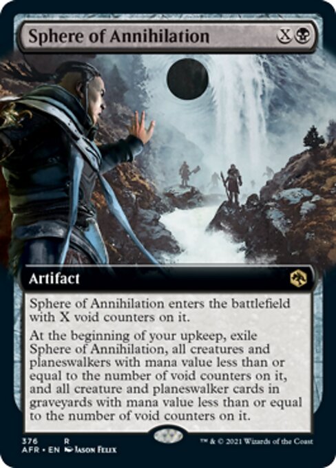 Sphere of Annihilation (Extended Art) (Adventures in the Forgotten Realms) Near Mint
