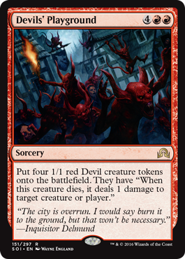 Devils' Playground (Shadows Over Innistrad) Medium Play