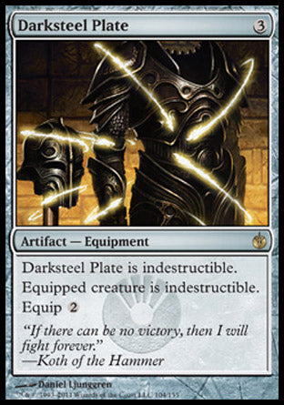Darksteel Plate (Mirrodin Besieged) Near Mint