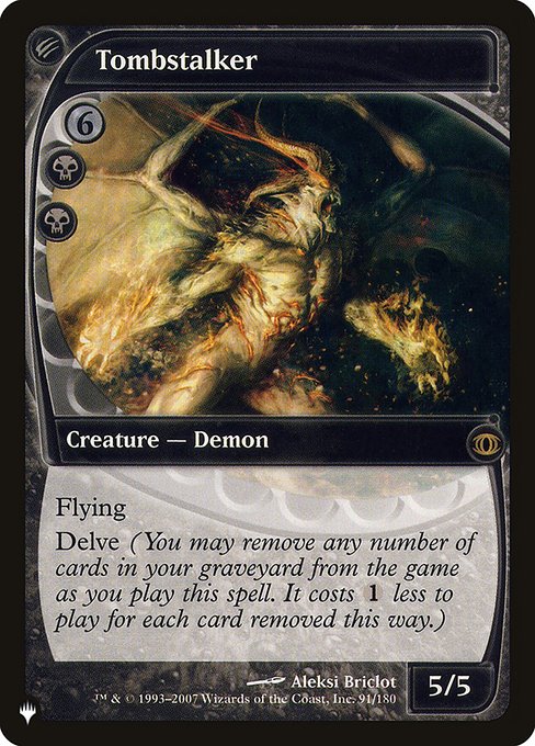 Tombstalker (The List) Near Mint