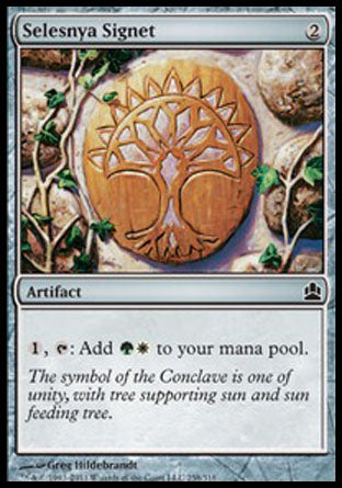 Selesnya Signet (Commander) Medium Play